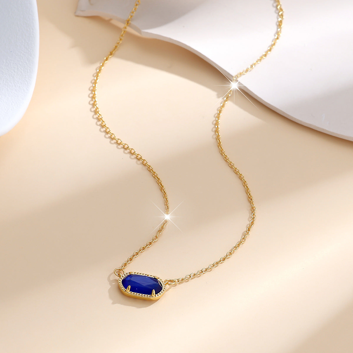 Sapphire Heart Stud Earrings | White Gold