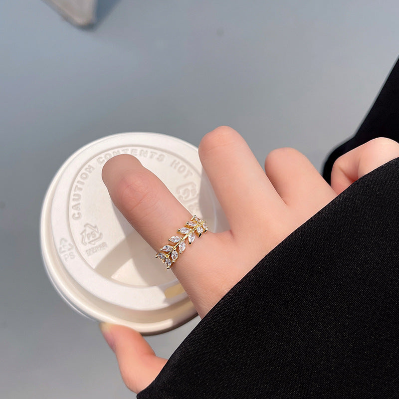 Odyssey minimalist golden ring