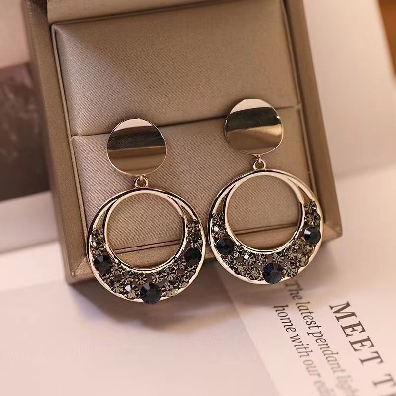 Lumina earrings with zircons