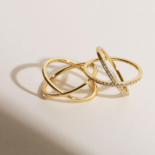 Kaleidoscope gold-plated earrings
