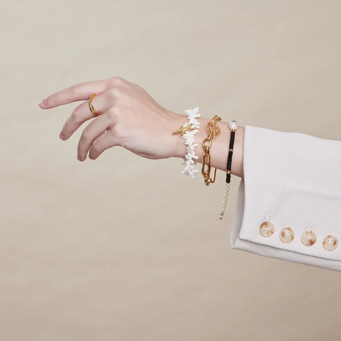 Abella Maris Ring | White Gold
