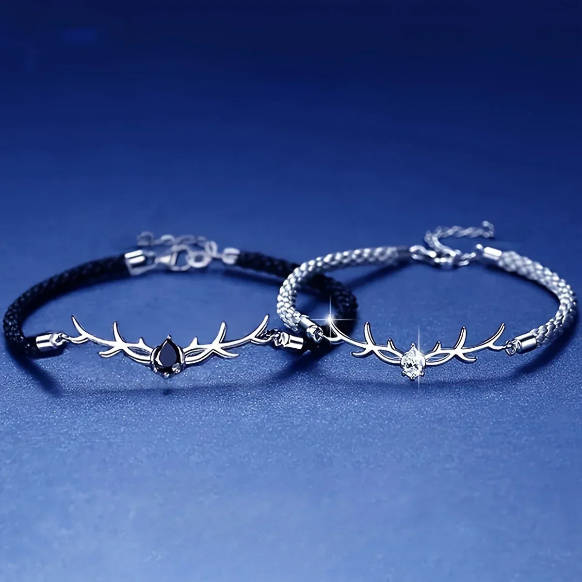Antler Heart Zircon Bracelet