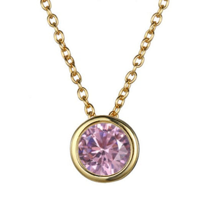 Lyra birthstone necklace