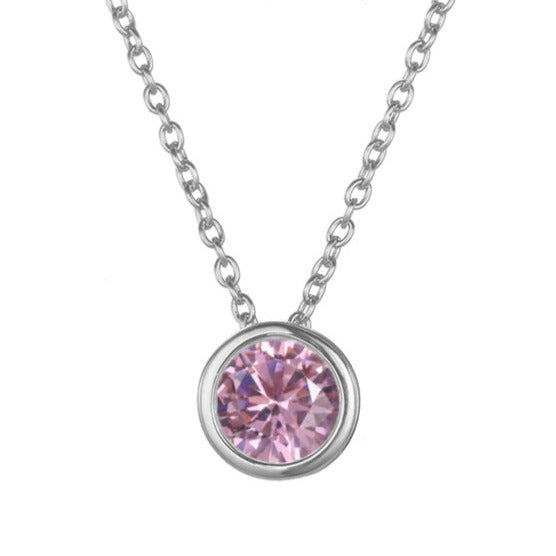 Lyra birthstone necklace