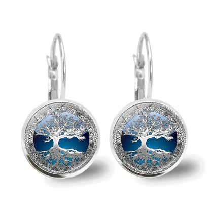 Tree of Life Silver Earrings