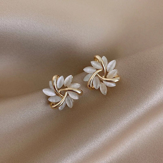 Elegant Screw Gold and Silver Earrings
