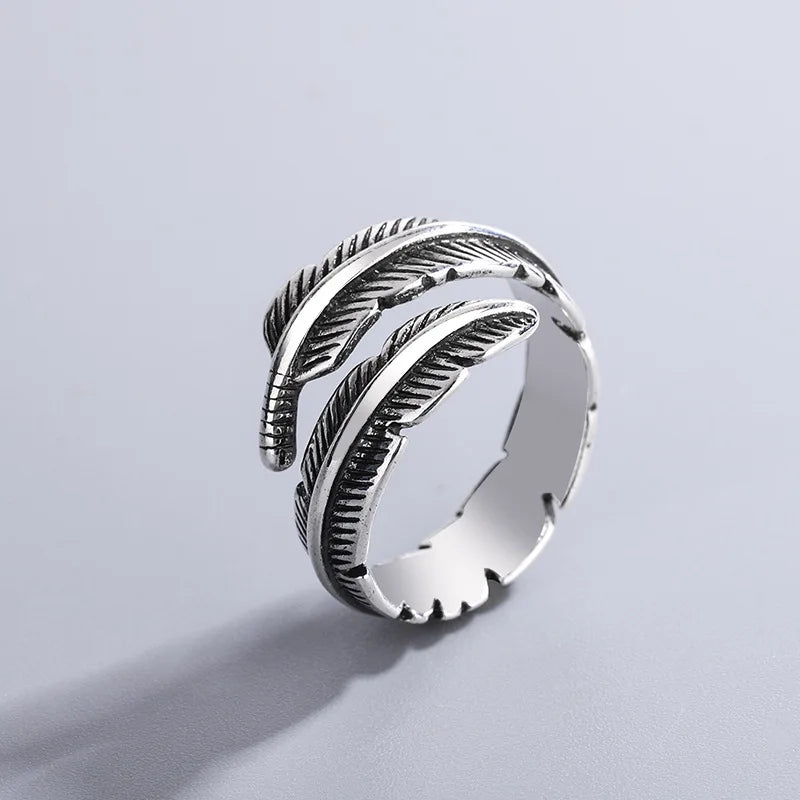 Angel's Feather - Adjustable Memorial Ring