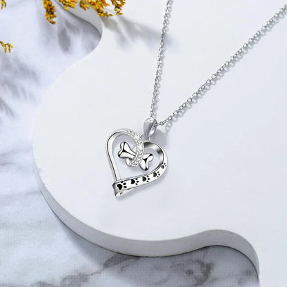 2-Piece Jewelry Box with Paw, Heart and Bone Charms