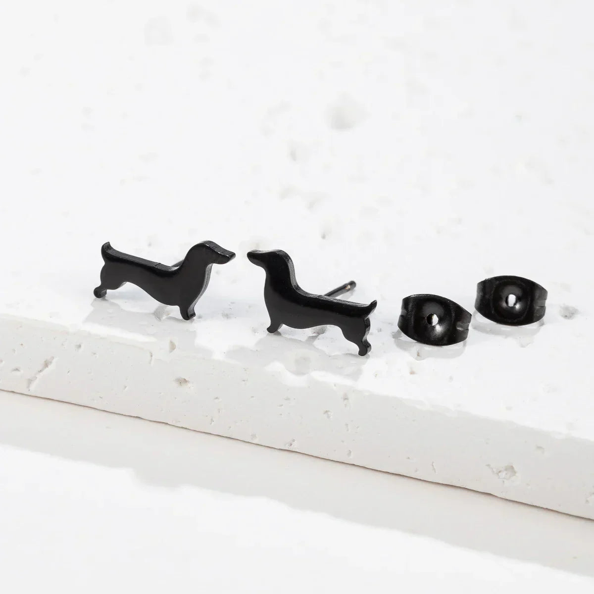 Fine Dachshund Earrings