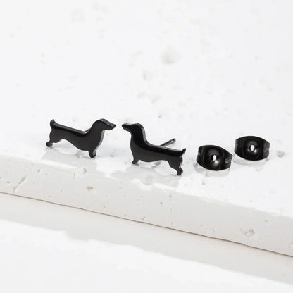 Fine Dachshund Earrings