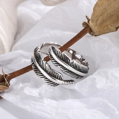 Angel's Feather - Adjustable Memorial Ring