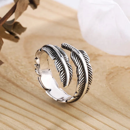 Angel's Feather - Adjustable Memorial Ring