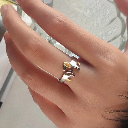 Dachshund 925 Sterling Silver Ring – Adjustable Size