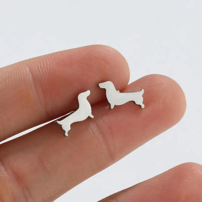 Fine Dachshund Earrings
