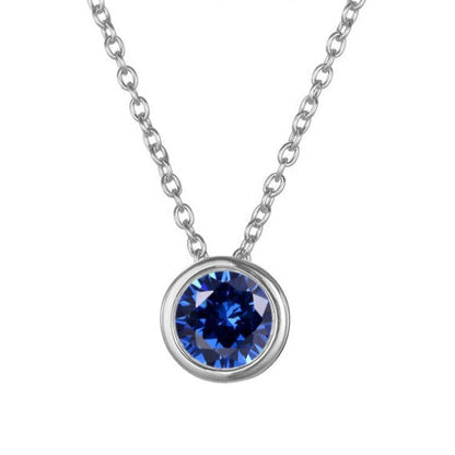 Lyra birthstone necklace