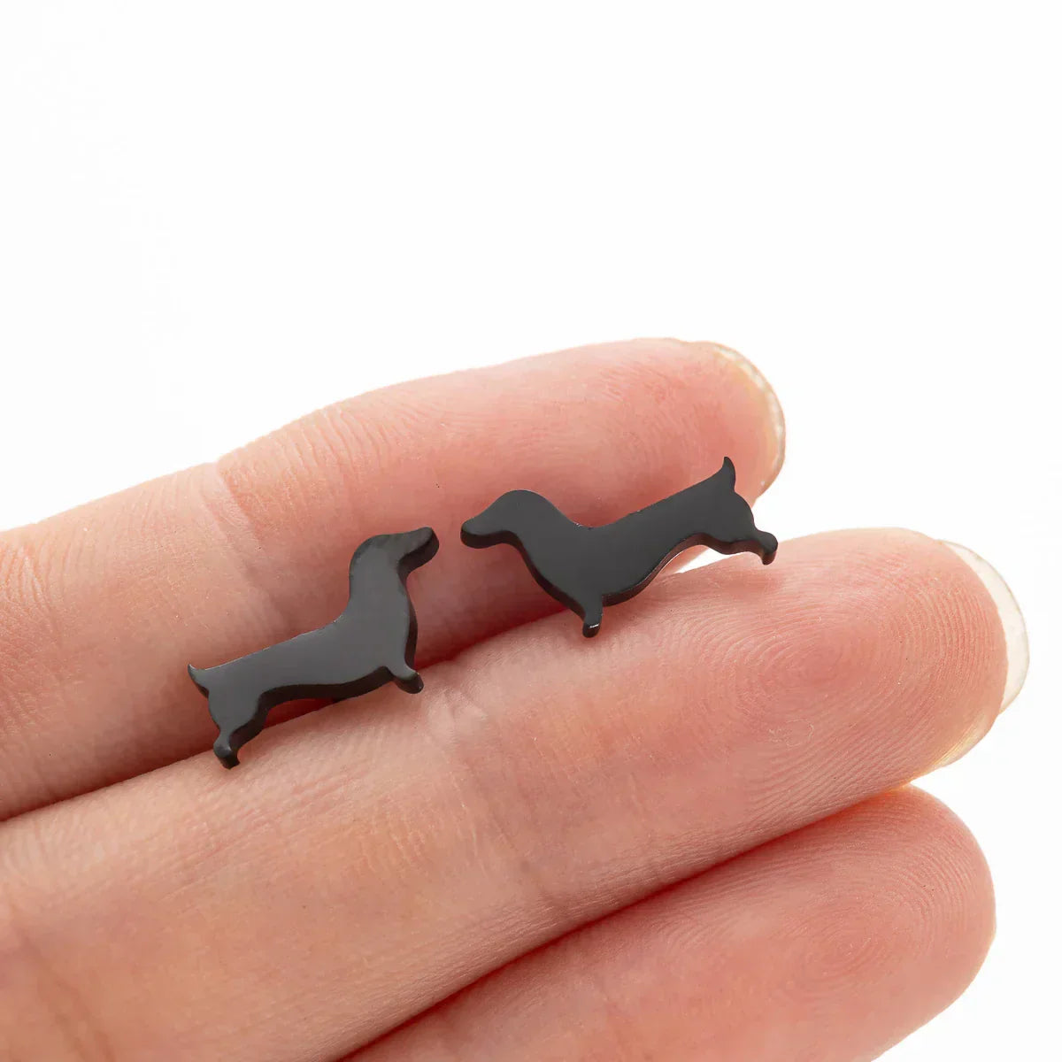Fine Dachshund Earrings