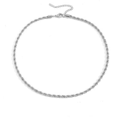 Olivia braided chain necklace