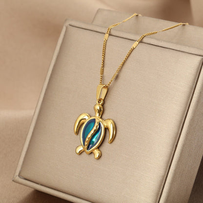 Dolphin Blue Ocean Dreams Necklace