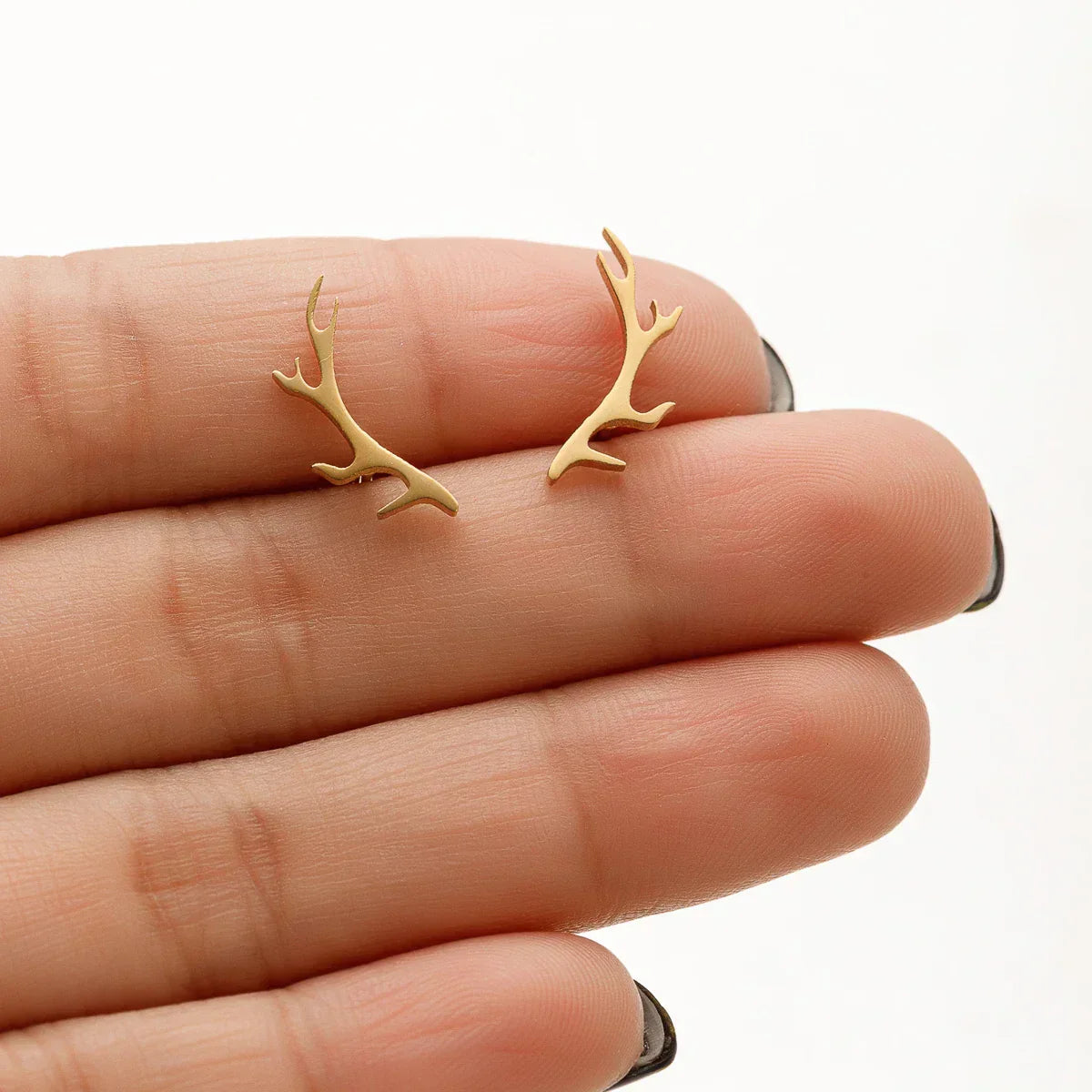 Fine Antler Earrings