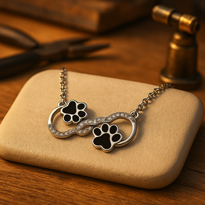 Infinity Symbol with Zirconia Pendant Necklace