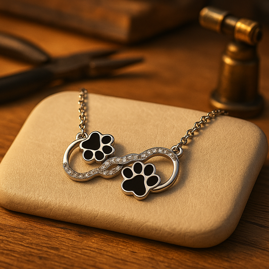 Infinity Symbol with Zirconia Pendant Necklace