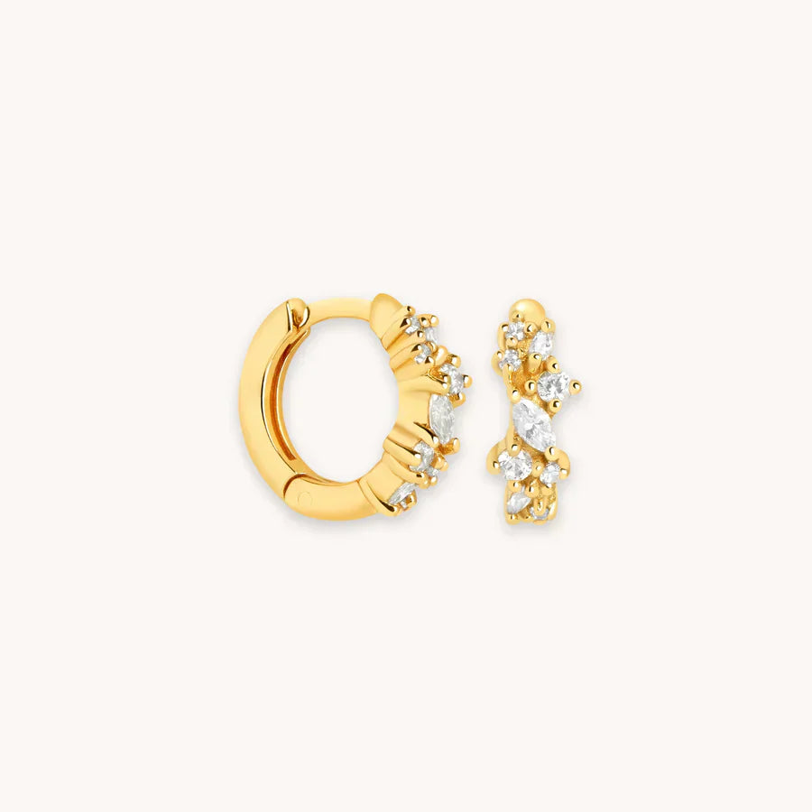Serpent Sun Bracelet | White Gold