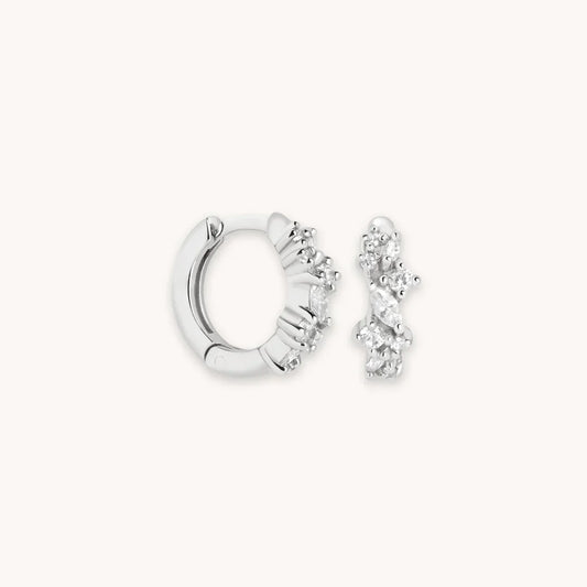 Serpent Sun Bracelet | White Gold