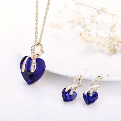 Classic Mermaid Elegance Jewelry Set | White Gold