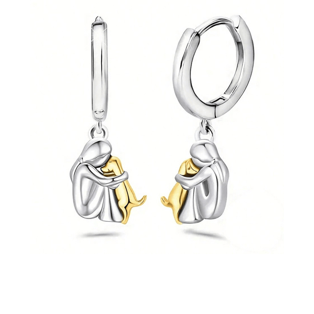 Hug Pendant Necklace with Free Earrings – Limited Time Offer