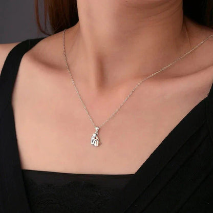 Hug Pendant Necklace with Free Earrings – Limited Time Offer