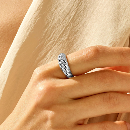 Link T-Bar Bracelet | White Gold