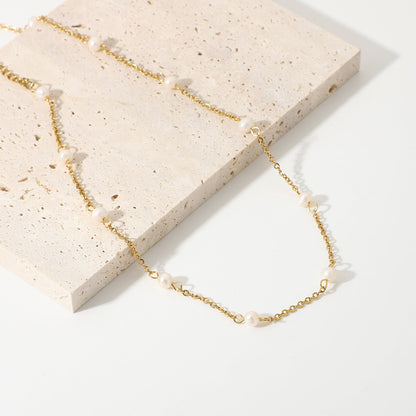 Isle freshwater pearl necklace