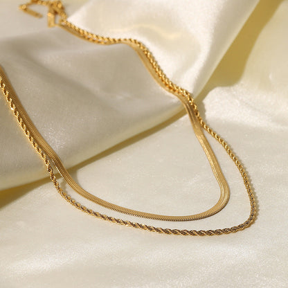 Hailey layered necklace