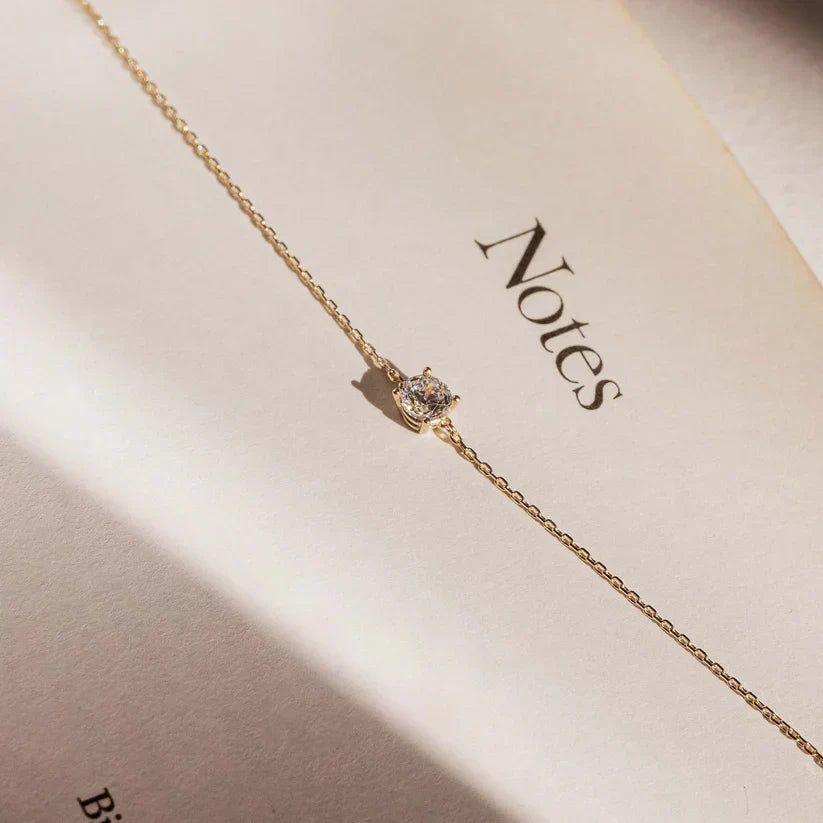 Crystal Cluster Huggie Earrings | White Gold