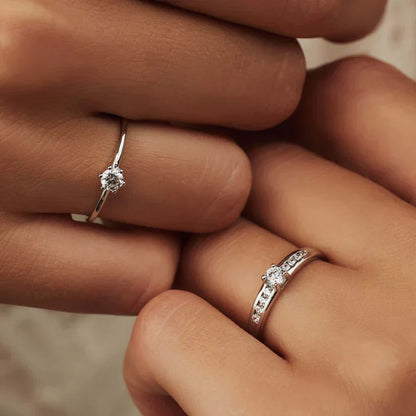 Lena Trielle Ring | White Gold