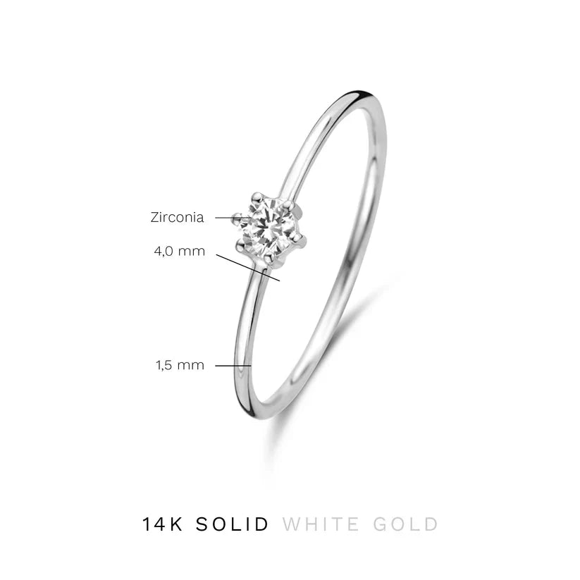 Lena Trielle Ring | White Gold