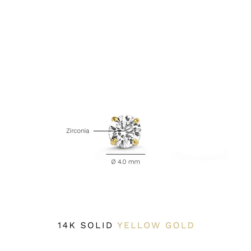 Moon Tears Stone Earrings | Gold