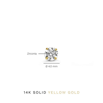 Moon Tears Stone Earrings | Gold