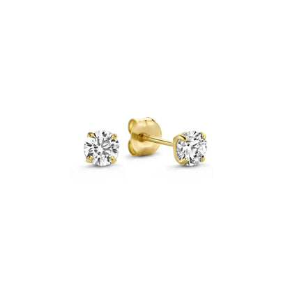 Moon Tears Stone Earring Set | Gold