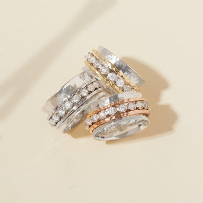 Olivia spinner ring