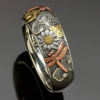 Vintage Natura silver ring