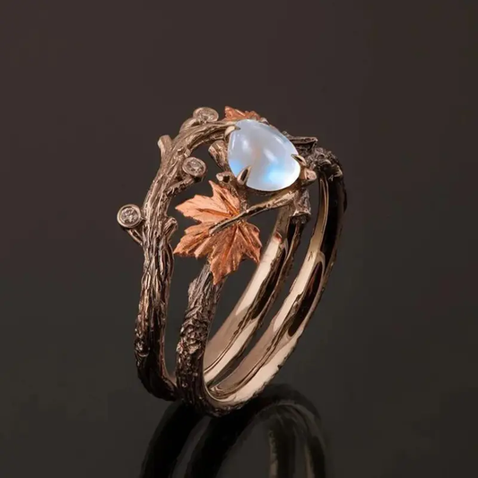Shining Zirconia Butterfly Nature Ring