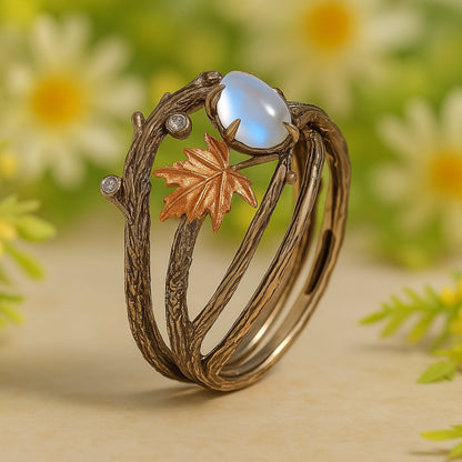 Shining Zirconia Butterfly Nature Ring