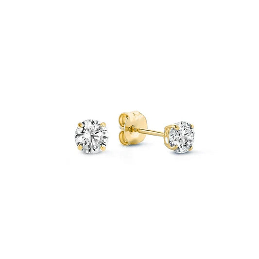 Moon Tears Stone Earrings | Gold