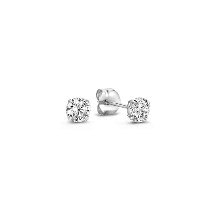 Dara Brillane Stone Earring Set | White Gold