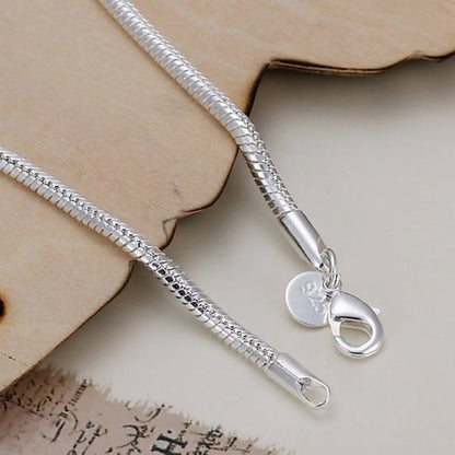 Simple 925 silver bracelet with simple chandelier