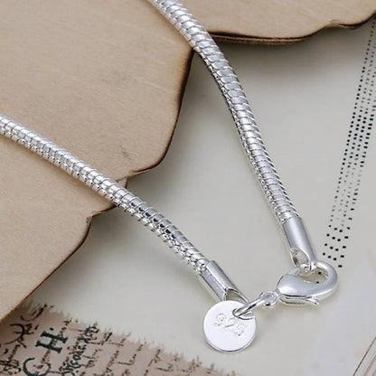 Simple 925 silver bracelet with simple chandelier