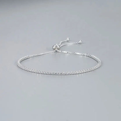 Magnificent 925 silver and zirconium bracelet