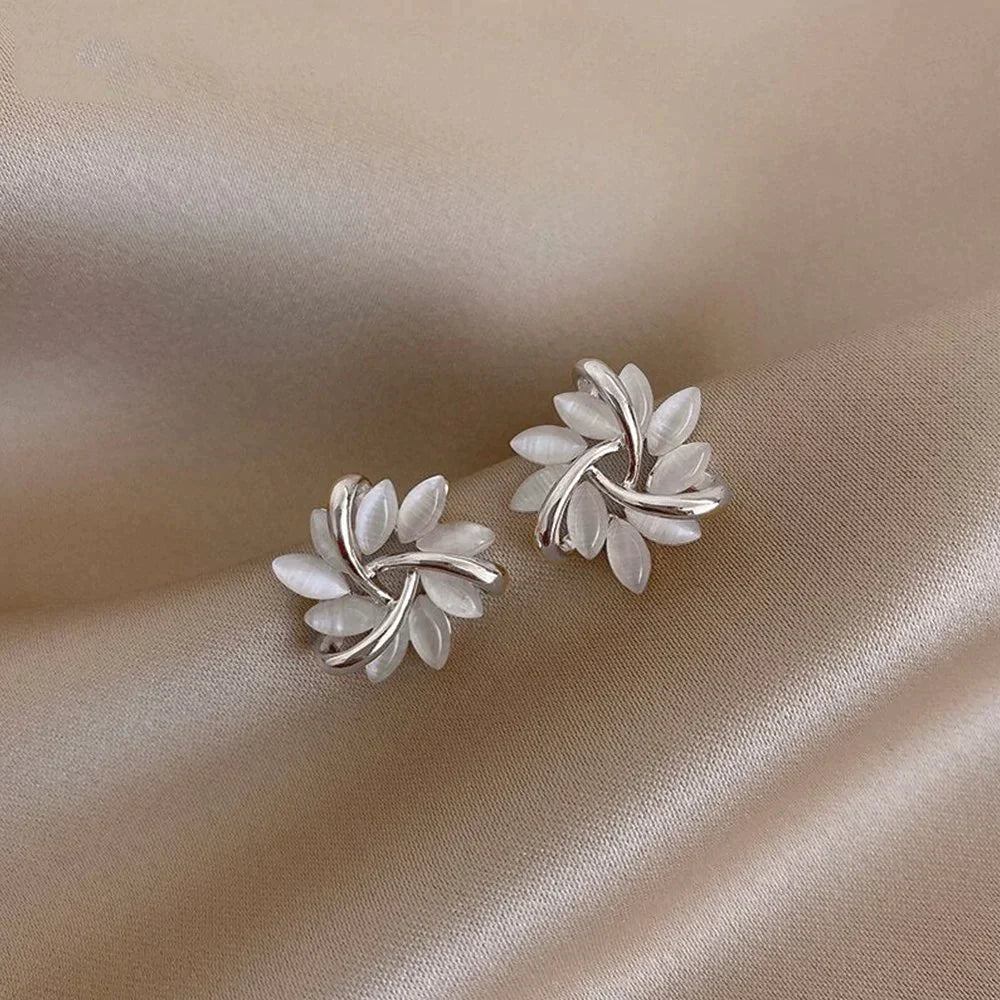Elegant Screw Gold and Silver Earrings