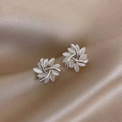 Elegant Screw Gold and Silver Earrings